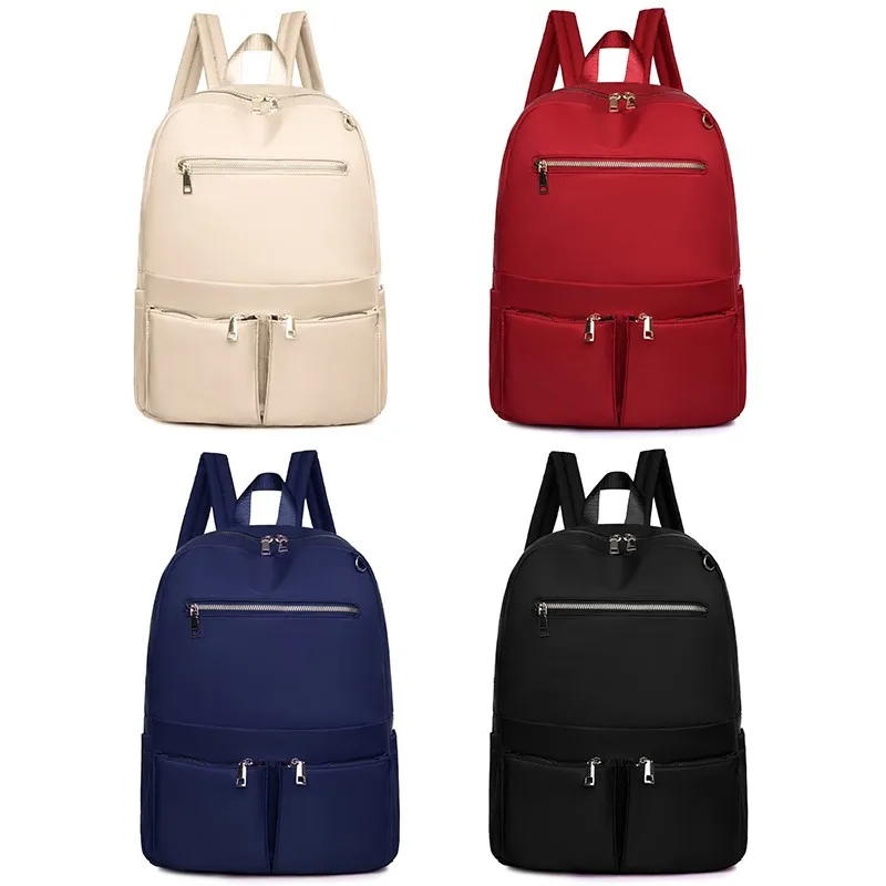 

Casual Women Large Capacity Backpack Girl Youth School Bag New Simple Female Backpack Oxford Cloth 2021 Black Multi-function