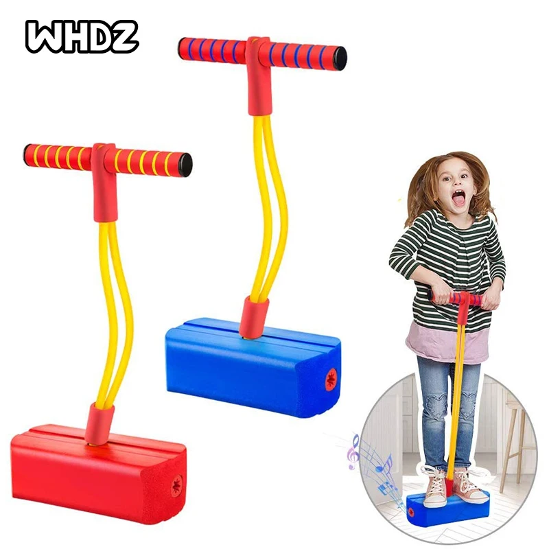 

Foam Pogo Stick Jumper For Kids Indoor Outdoor Fun Sports Fitness Toddler Boys Girls Children Games Sensory Toys Great Gift