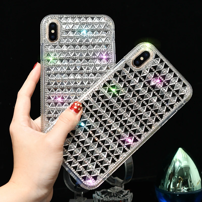 OnePlant роскошный ювелирный чехол для Iphone Xs Max Xr X Блестящий Алмазный чехол s для Iphone 6S 7 8 Plus блестящий чехол для Iphone X чехол
