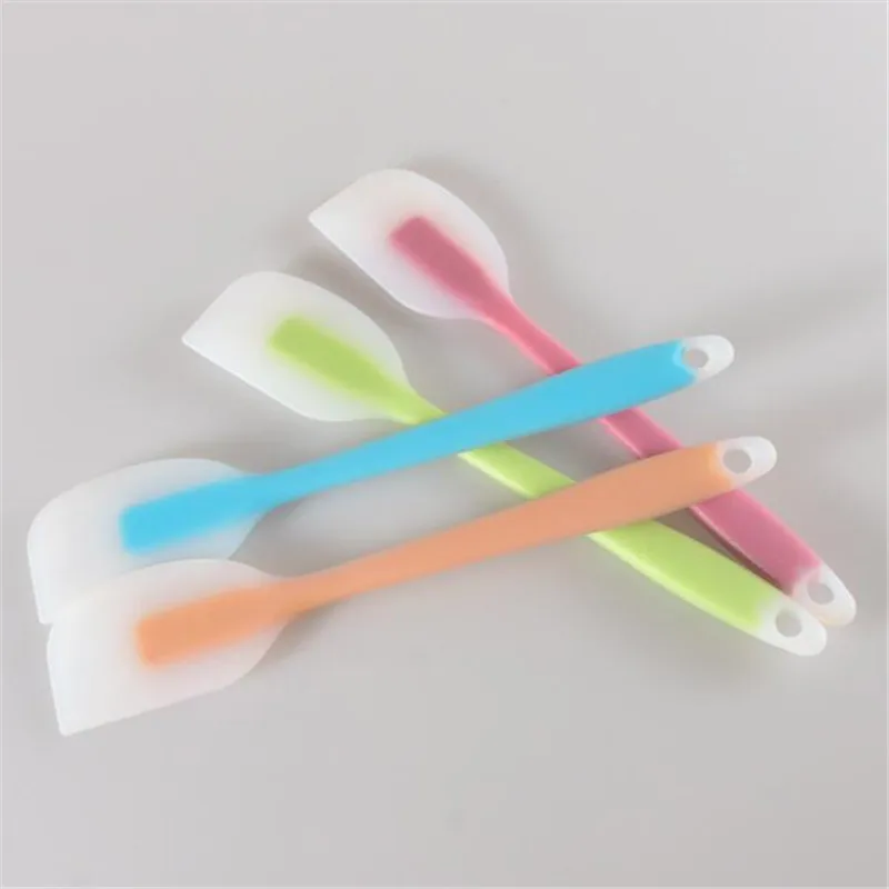 

2PCS Kitchen Silicone Spatula Translucent For Cooking Dough Scrape Cream Heat-Resistant Utensils Baking Cake Brush Tools