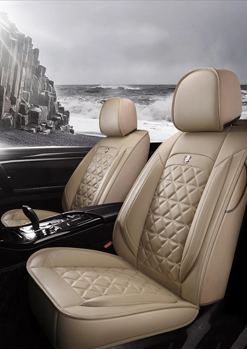 Leather Car seat cover for CHRYSLER 200 300 grand voyager Pacifica PT Cruiser Sebring Town and Country Rolls-Royce Ghost cushion
