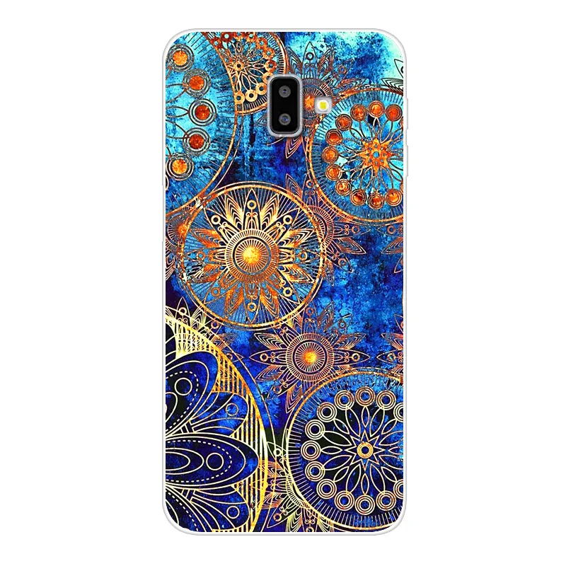 Чехол J6plus Capas для samsung J6 Plus, силиконовый мягкий чехол из ТПУ с принтом для samsung Galaxy J6 Plus J 6 Plus J610 J610F J6+ чехол