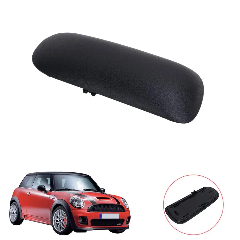 Console Storage Box Arm Rest Pad Armrest Lid Cover For BMW Mini Cooper R56 R50 R53 2002 2004 2005 2006 2007 2008 Black Leather | Автомобили