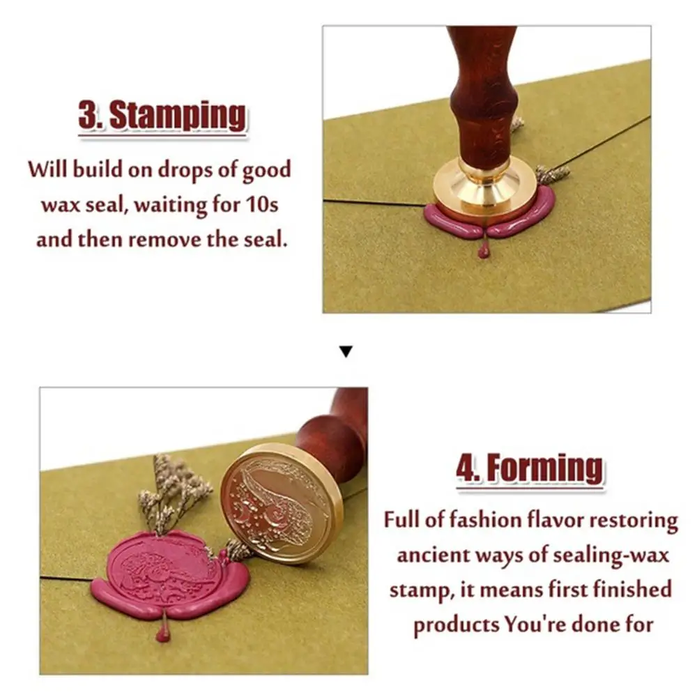 

Wax Seal Kit Wax Candle Melting Furnace Melting Spoon for Wax Sealing Stamp