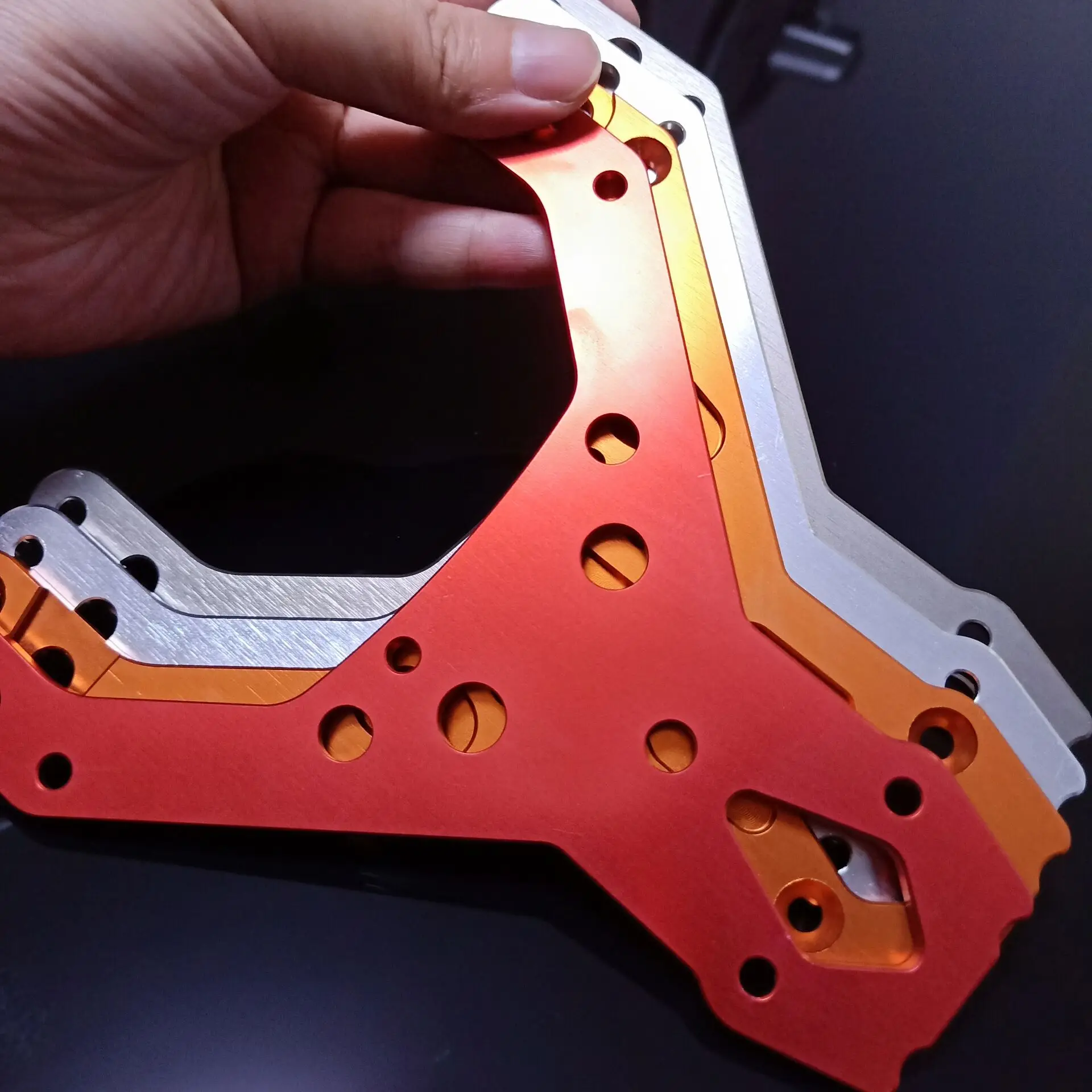 Hpi rv km baja 5b 5t cnc Толстая Передняя верхняя пластина рулевого сиденья