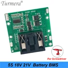 Turmera новая  18V 21V 30A BMS 18650 Защитная плата литиевой батареи для электрической дрели 20V 24V Шура шуруповерт батареи