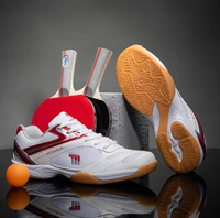 2020 new professional table tennis shoes men women anti slip badmintons for couples blue red light weight badminton sneakers