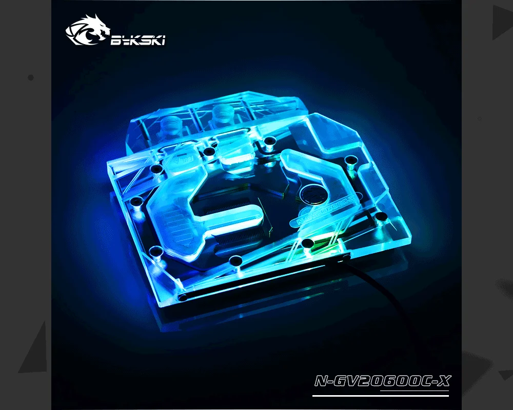 Bykski N-GV2060OC-X, полное покрытие видеокарты блок водяного охлаждения для Gigabyte RTX2060 Mini ITX OC 6G