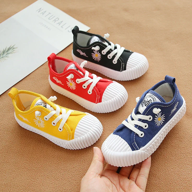 

Children's Shoes Children's Canvas Shoes Boys' Shoes 2021 Spring Board Shoes Little Daisy Little White Shoes Middle Big Girls'