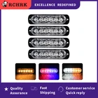 Светодиодный предупреПредупреждение ющий стробоскоп янтарный свет для автомобиля, фургона, грузовика, джипа, пикапа, мотоцикла 12-24 в 12 светодиодный водонепроницаемый аварийный стробоскоп габаритный свет