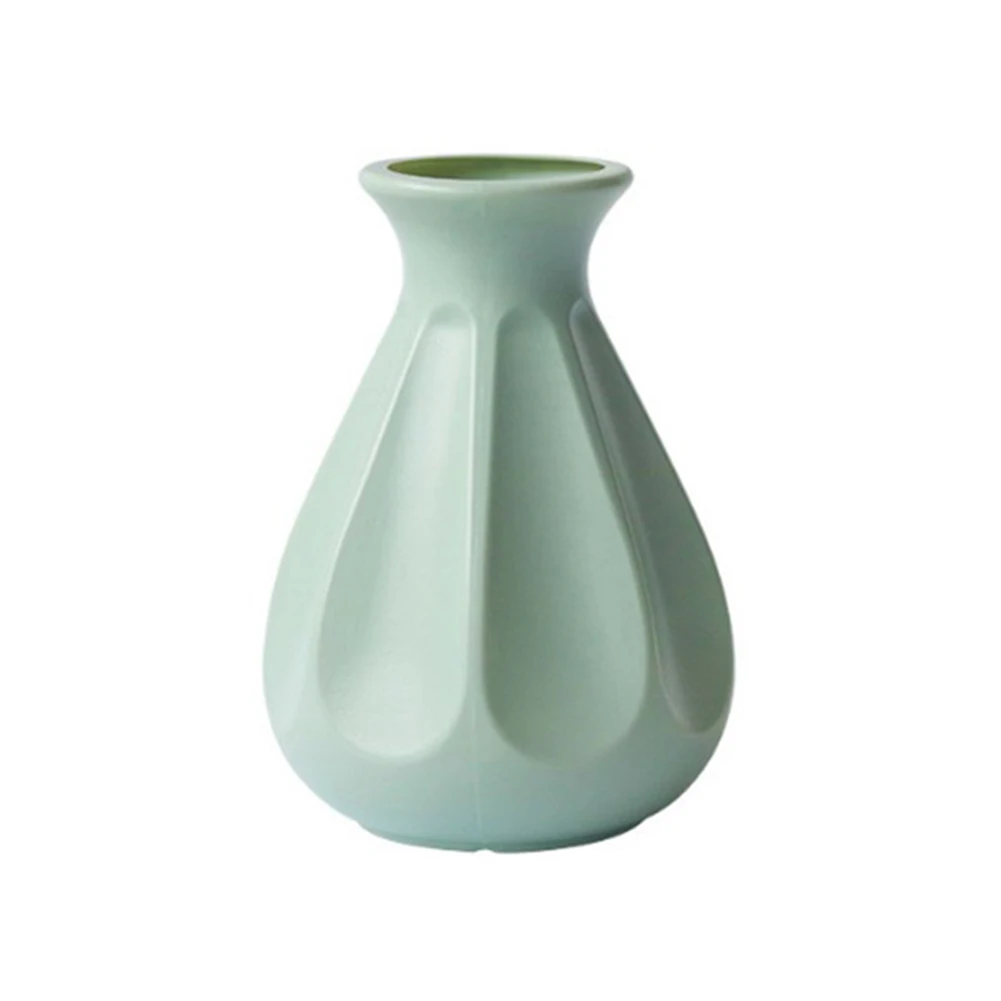 

Modern Style Simple Plastic Flower Pot Nordic Home Decor Desktop Plant Hydroponic Equipment Home Ornament GR5