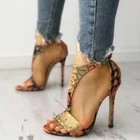 Туфли-лодочки женские на высоком каблуке, сандалии с открытым носком, высокий каблук-шпилька, пикантная модная обувь, лето 2021