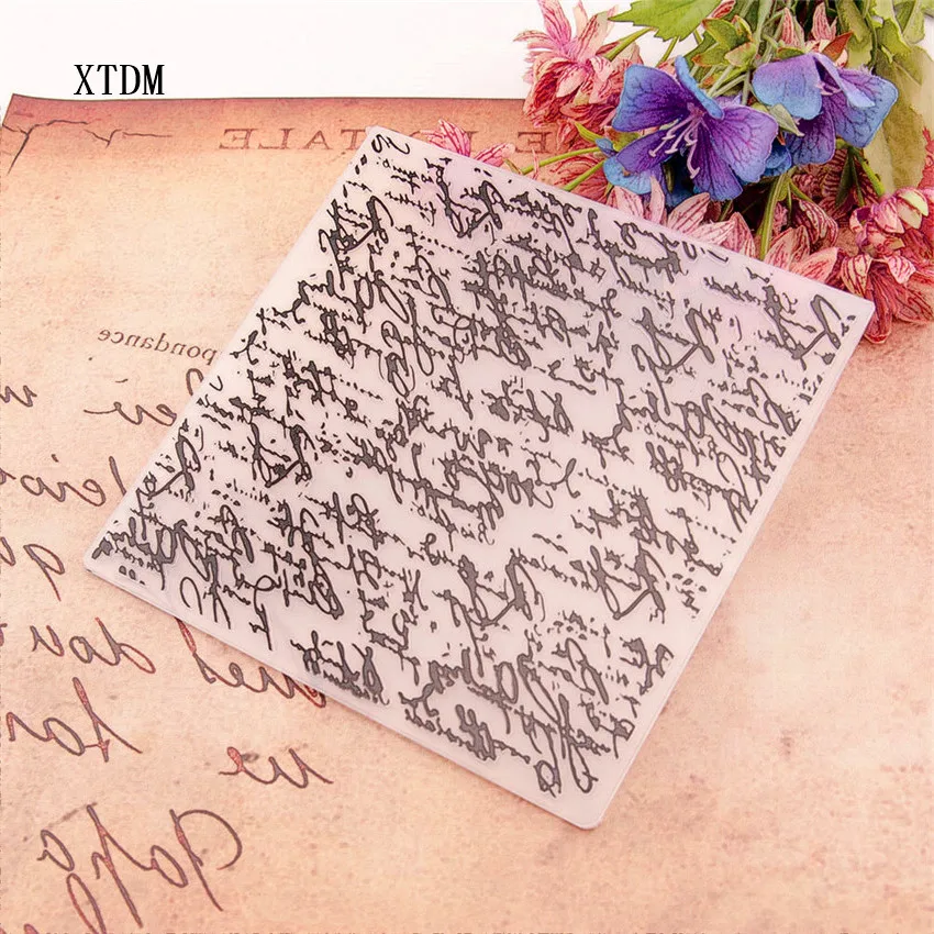 15x15 см дневник стихов за день рождения венок папки для тиснения Пластик