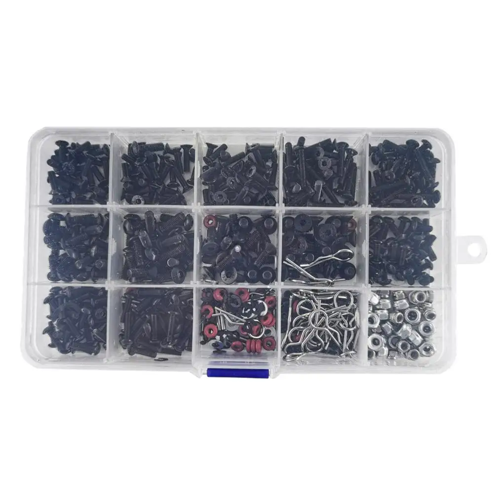 rctown 500 шт коробка с винтами набор