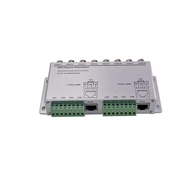 8Ch пассивный видео Balun BNC для UTP RJ45 Cat5 камера Dvr трансивер | Безопасность и защита