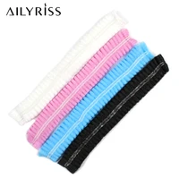 2040 pcs disposable head cover cap hair net for lash extension grafting non woven anti dust bouffant hats beauty accessories