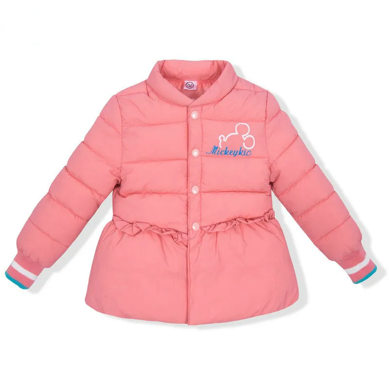 Осенне-зимнее детское пуховое пальто с хлопковой подкладкой тонкое хлопковое