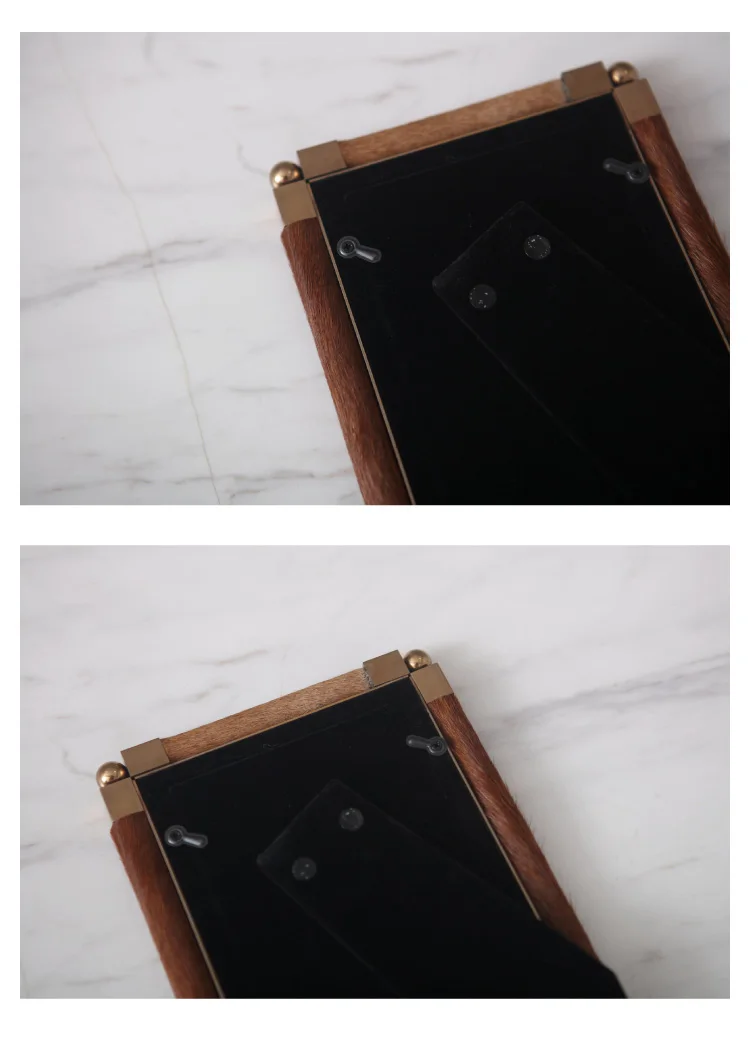 Современная рама из конского волоса фоторамка нержавеющей стали американский