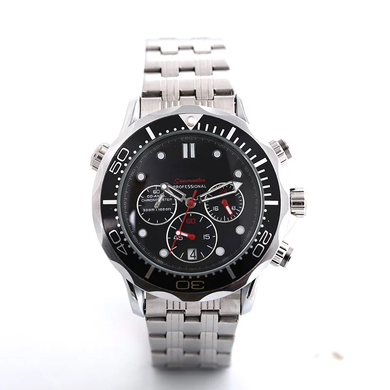 

Klassiek Luxe Herenhorloge Roestvrij Staal Quartz Horloge Zakelijke Klok Sport Waterdicht Montre Homme AA +