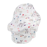 stretchy car seat covers breastfeeding nursing cover nursing scarf carseat canopy cartoon print stroller covers for baby gift