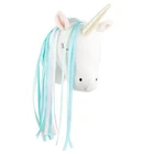 Единорог Мягкие животные плюшевые игрушки 3D Животные голова настенное крепление для девочек украшение детской комнаты Аксессуары для детской спальни