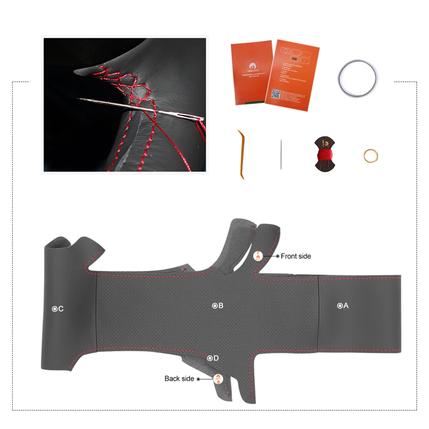 MEWANT черная искусственная кожа фотосессия для Subaru B9 Tribeca 2006 2007 2014|car steering wheel