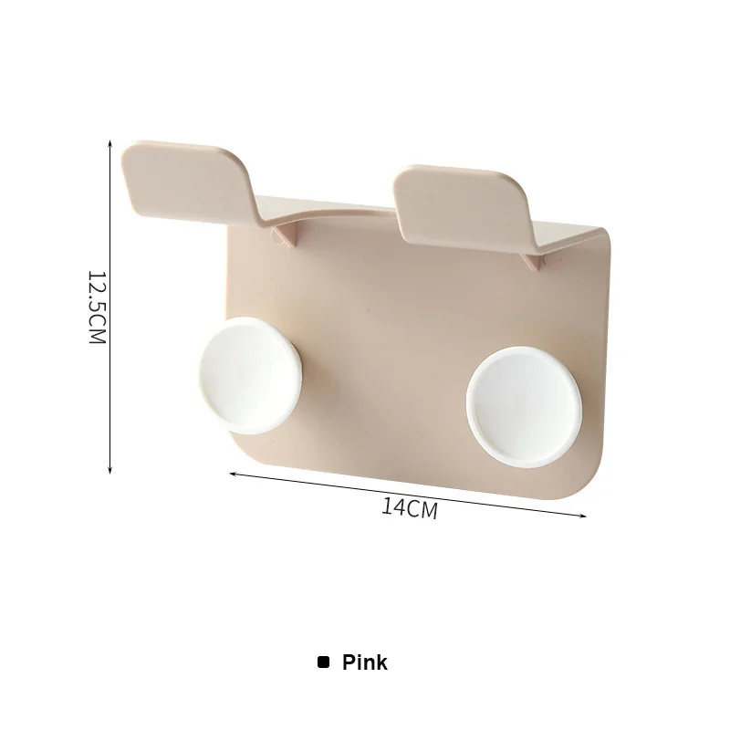 

Wall Mounted Hair Dryer Holder Self-Adhesive Hair Dryer Rack Punch-Free Bathroom Supplies Shelf Organizer Bathroom Shelves