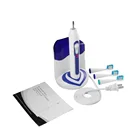 Щетка Зубная ультразвуковая аккумуляторная с 3 насадками и 5 режимами чистки