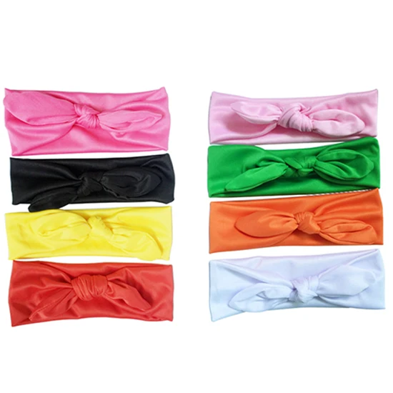 

2020 Baby Girl Headband Rabbit Ear Toddler Headdress Child Student Hairband Elastic