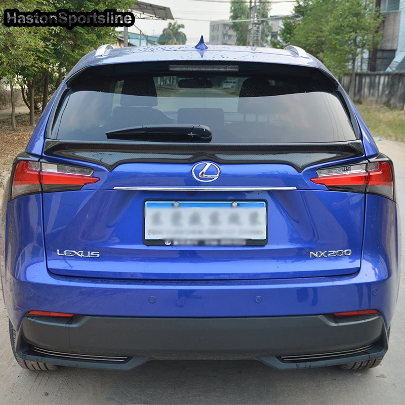 Для Lexus NX ARTISAN Style карбоновое волокно задний багажник средний спойлер крыло 2014