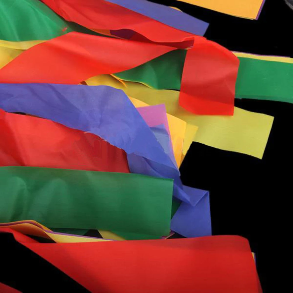 

Rainbow Ribbon Children Sport Rhythmic Gymnastics Exercises Cheerleading Fitness