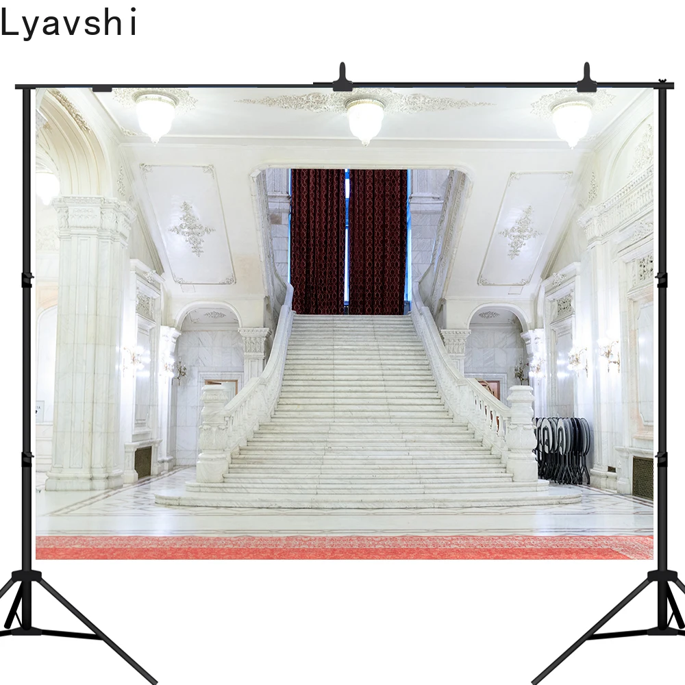 Lyavshi свадебный фон для фотографии Классический белый дворец винтажный