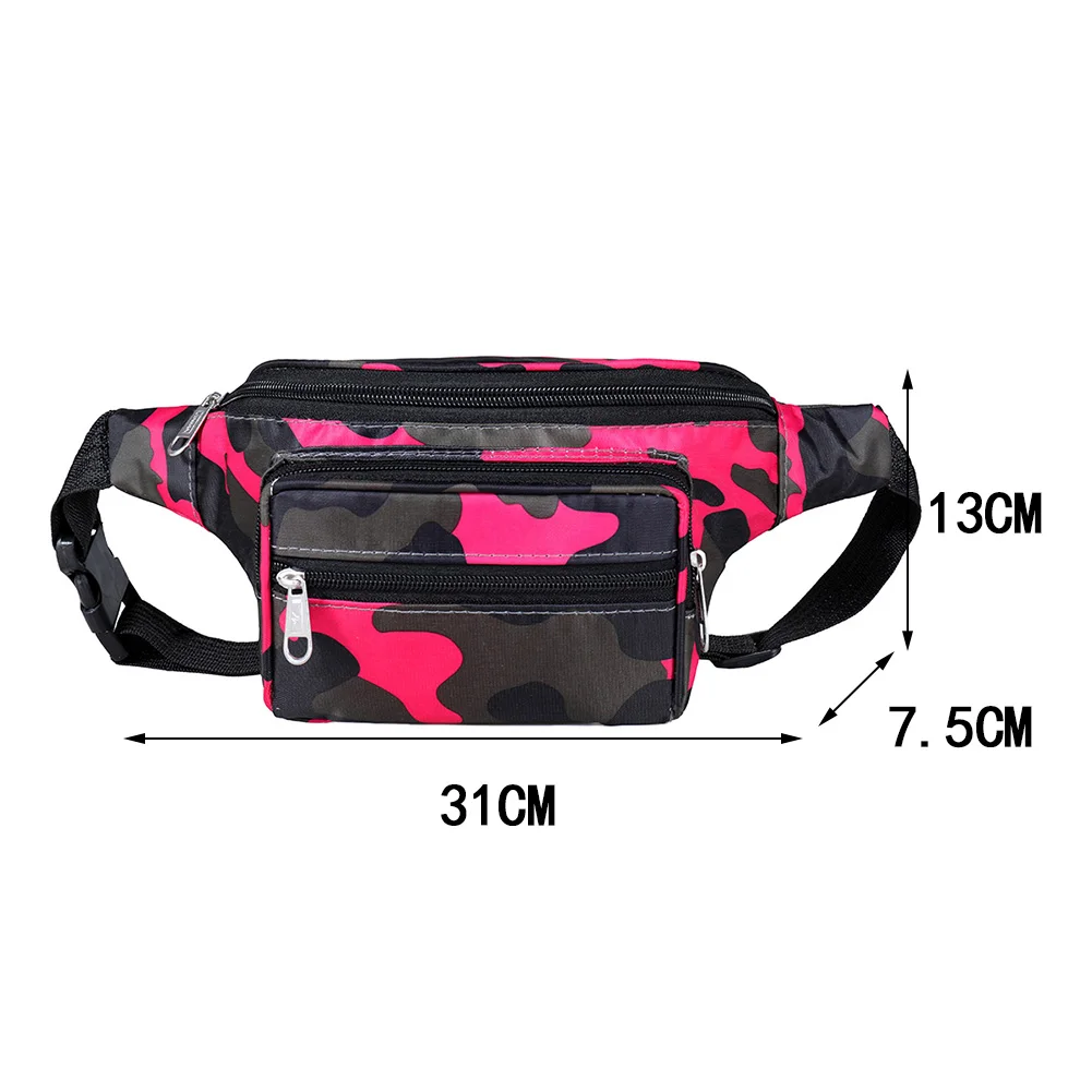 

Vintage Men Camouflage Printing Shoulder Crossbody Bags Male Multi Layers Messenger Pouch Large Capacity Waist Packs Chest Bags