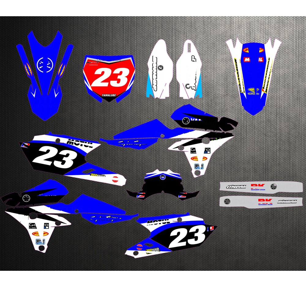 Команда графика фоны наклейки для Yamaha YZ250F YZF250 YZF450 YZ450F- YZF 250 450