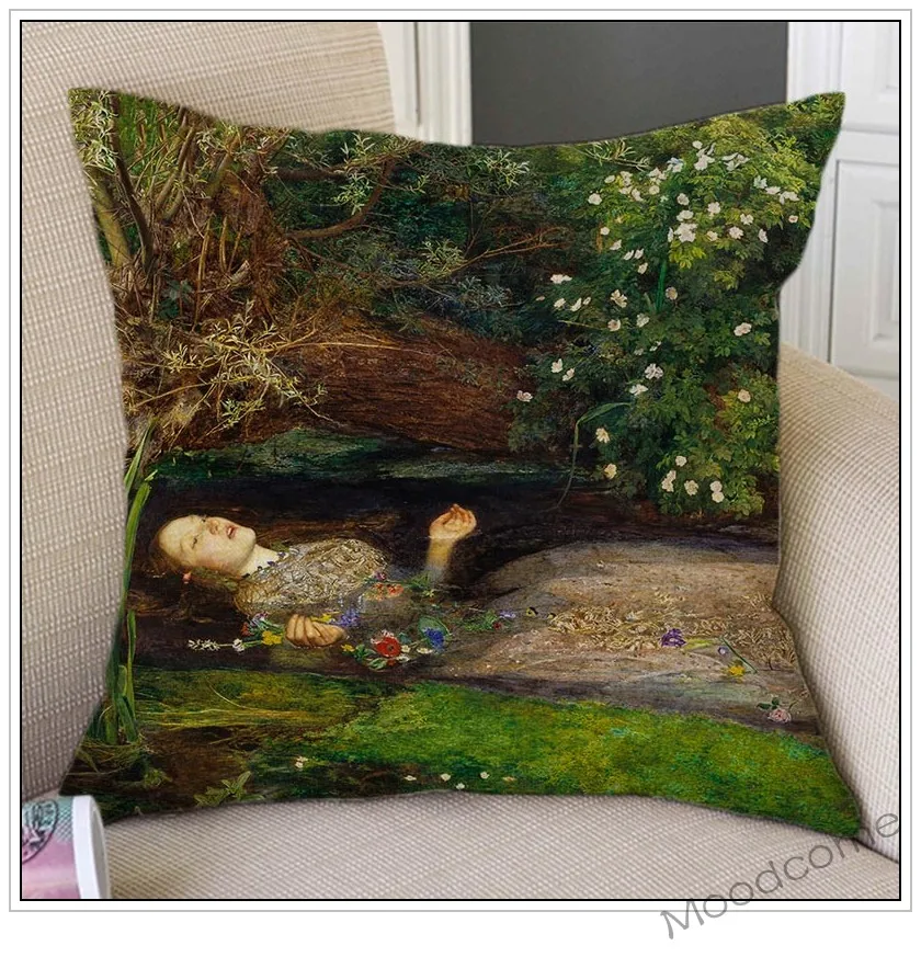 Чехол для диванной подушки известной картины Джон Эверетт миллаис слепой