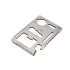 11 в 1 карманный инструмент нож для карты Охота Выживание Кемпинг военный Многофункциональный карманный инструмент для выживания