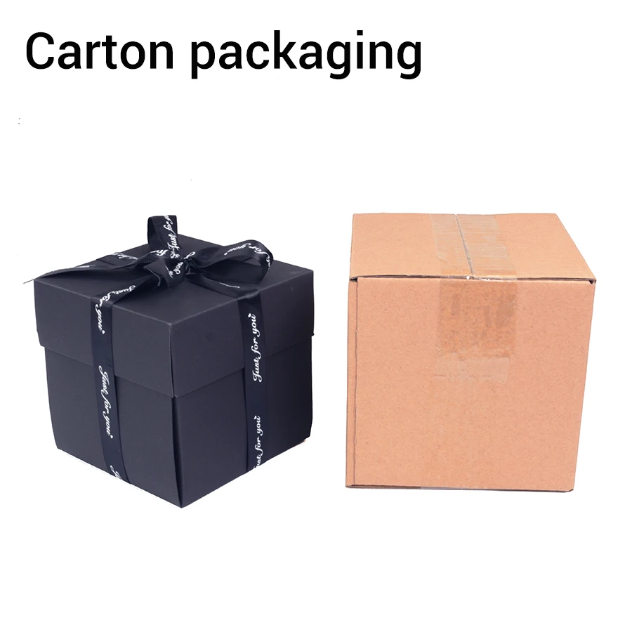 

Square Surprise Love Explosion Box DIY Photo Album Gift for Anniversary Scrapbook Birthday Valentine's Day Gift boxes