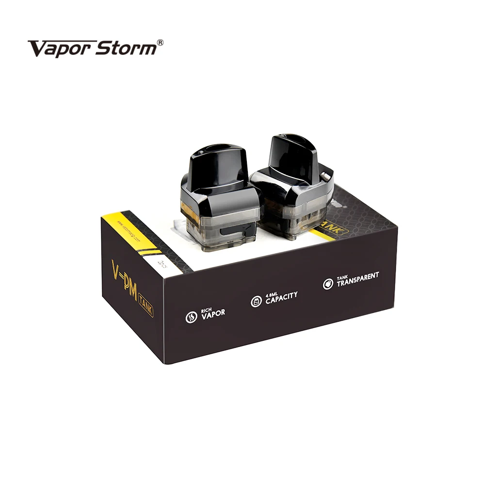 Pod-система Vapor Storm PM с внешним аккумулятором 18650 0 3-4 8 Ом 2 катушки мл | Электроника
