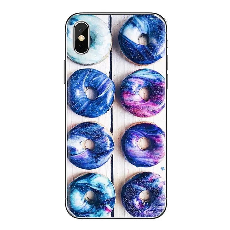 Пончики для iPod Touch Apple iPhone 4 4s 5 5S SE 5C 6 6S 7 8 X XR XS Plus MAX мягкие прозрачные чехлы |