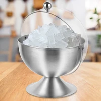 kitchen storage can stainless steel sugar bowl home condiment container salt spice jar