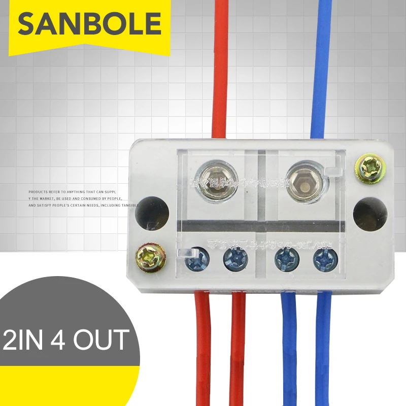 Самовосelevвающаяся Клеммная колодка однофазный два в четыре выхода