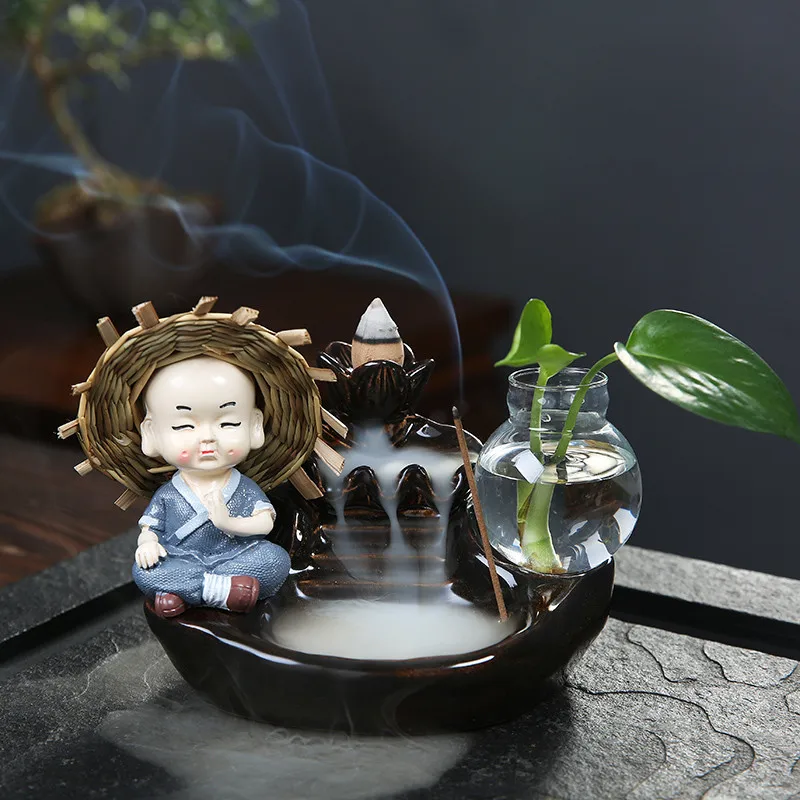 Поджигатель для благовоний Zen керамический обратный поток освежитель дома и