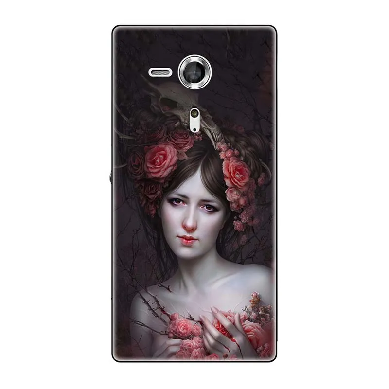 Телефонные чехлы для sony Xperia SP M35 M35h M35C C5303 C5306 C5302 чехол с принтом(розы); волк милый чехол-крышка с узорами чехол для телефона чехол Fundas Para - Цвет: A297