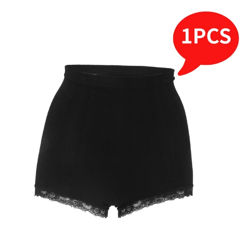 1pcs Black Треугольный корсет для коррекции живота, бандаж для живота, женский пояс с высокой талией, трусики для коррекции живота, корсет для связывания, пояс для послеродового пояса - Цвет: 1pcs Black
