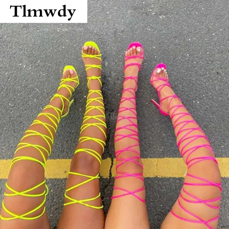 

Shoes for Women Summer Sexy Women's Sandals Cross Strap High Heels Women Fashion High Heel Sandals Women 2021 Open Toe Shoes