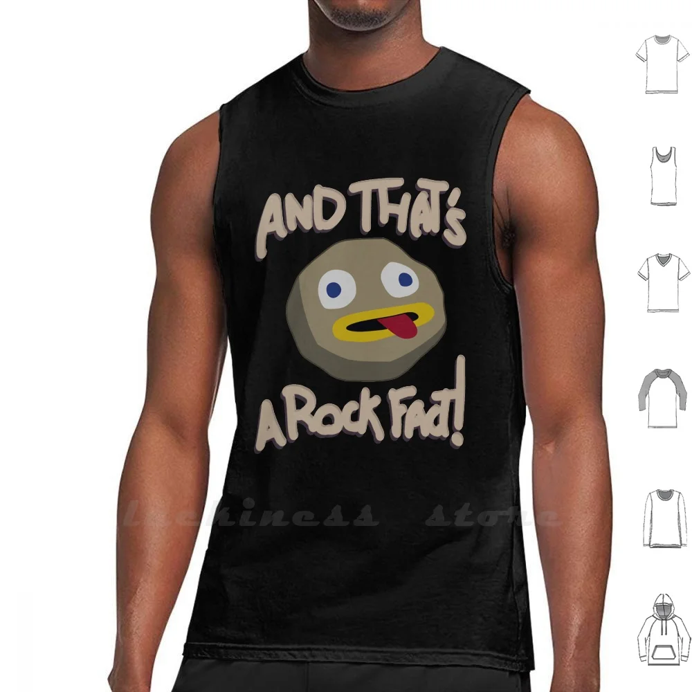 

Rockfactual Vest Tank Top Cotton Sleeveless Rock Fact Over The Garden Wall