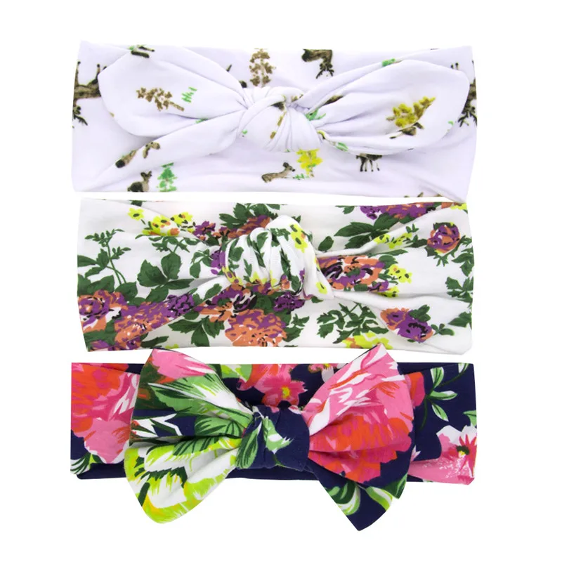 Комплект из 3 предметов комплект с бантиком эластичные повязки на голову для