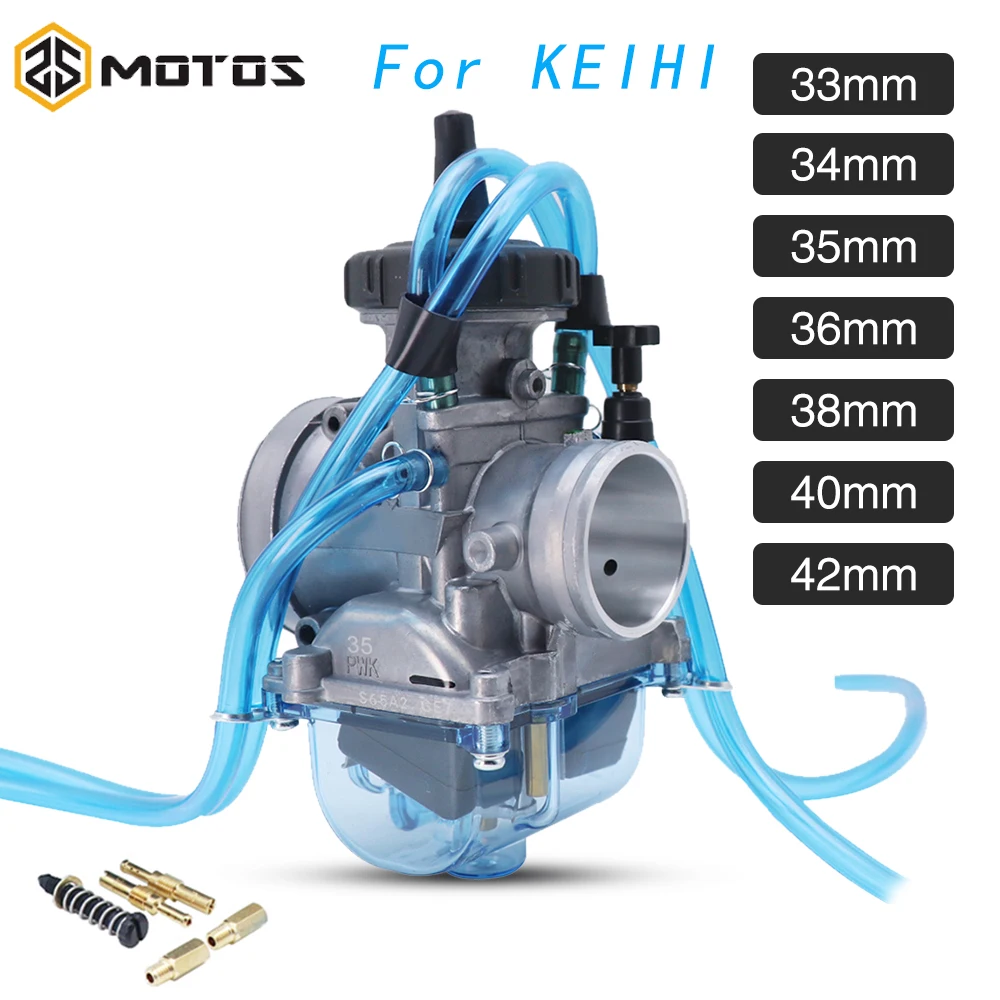 ZS Мотоциклетный Двигатель 2T/4T для карбюратора Keihin 33 34 35 36 38 40 42 мм двигатель PWK