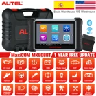Autel MaxiCOM MK808BT OBD2 диагностический инструмент, диагностика всей системы 25 + услуги IMMOсброс маслаEPBBMSSASDPFABS MK808 MX808