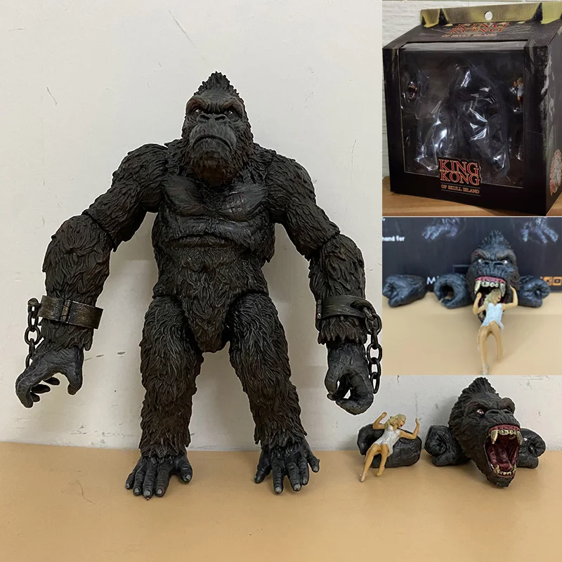 Фигурка Kingkong артикулированные короли обезьянка Конги ПВХ фигурки модели